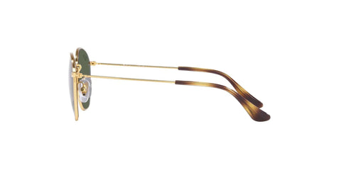 Side view of Kids Round Sunglasses Rob RJ9572S Gold Frame With Grey Gradient Polar Lenses Junior Size XX Small For Narrow Faces 48 mm Lenses
