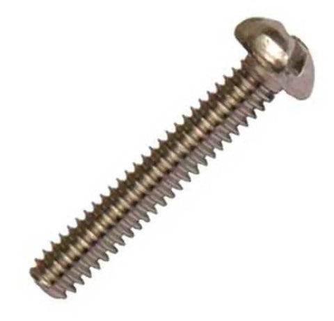 Badass Stainless Steel 2-56 By One Quarter Inch Screw, precision fastener for HO scale rolling stock and gearbox swaps.
