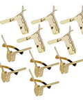 50 Piece Set 90 Degree Angle Supports Small Box Hinges For Jewelry Boxes Wine Cases Watches Lids Rubber Wedge Door Stopper