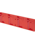 Red 22V Battery Holder Wall Mount For Battery Storage That Keeps Your 22V Packs Neat And Handy And Chargers In Truck Trailer Van Workshop Shelf And Toolbox