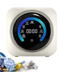 Super Sleek 2 In 1 Portable Mini Washer And Dryer Combo Hella Convenient With 3.5 Liter Capacity And Lcd Touch Screen showing control panel.