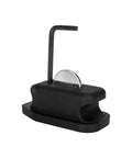 KSG KS7 Recoil Pad and Grip Storage Plug for Kel-Tec KSG KS7 with convex bottom view, black color, L-shaped hex key