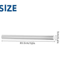 Beefy 10mm x 305mm stainless steel linear motion rods set chrome hardened shaft solid round rails shown with measurements