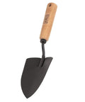 Tempered Steel Hand Trowel With Wood Handle 13 Inch Garden Tool For Planting Transplanting Weeding And Soil Smoothing