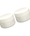 Two white jars of DIY Ceramic Tile Repair Kit Adhesive for Cracks and Chips Quick Drying Paste for Seamless Restoration of Ceramic Surfaces