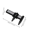 OHPHCALL 2pcs Wheel Hub Diameter Ruler ABS Measuring Tool for Automotive with measurement scale and black design.