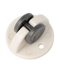 Peel And Stick Swivel Casters Smoother Than Snow ABS ball bearing furniture wheels for easy installation on storage bins.