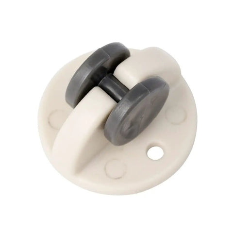 Peel And Stick Swivel Casters Smoother Than Snow ABS ball bearing furniture wheels for easy installation on storage bins.