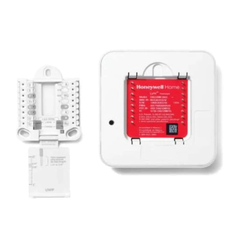 T6 Pro Series Z Wave Thermostat With Smart Home Integration, Learns Heating And Cooling Cycles, internal wiring view