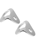 Heavy Duty Bolt Hanger Anchor Set Two Pieces Stainless Steel Expansion Bolts For Permanent Outdoor Attachments With Attachment Eye Carabiner