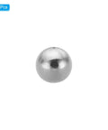 M5x12mm Ball Nut Knob Cap Kit, 4 Pieces, 304 Stainless Steel, round blind hole screw cover, silver finish