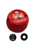 Red Baitcasting Reel Spool Mechanical Knob With Sound Module Replacement Kit For P5 Series Reels Gold Finish With Logo