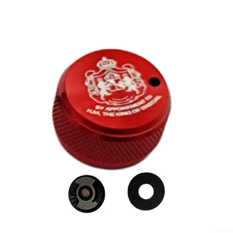 Red Baitcasting Reel Spool Mechanical Knob With Sound Module Replacement Kit For P5 Series Reels Gold Finish With Logo