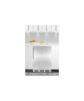 Real Deal Stainless Steel Upright Freezer With Three Smooth Drawer Slides That Slip Easily Under Ada Counters featuring sleek design and compact size.