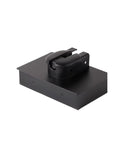 Super Flexible Build Plate For Form 4 Resin Printers with metal base and flat adhesive top shown from side angle.