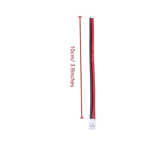 10cm silicone wires with mini micro PH 2.0mm 2 pin male connector from 20 Sets Mini Micro PH 2.0mm 2 Pin Male And Female Connector Kit With 10cm Silicone Wire Cables 22AWG Heatproof Silicone Secure Pin Connection Ideal For Hobby Electronics And Robotics Projects