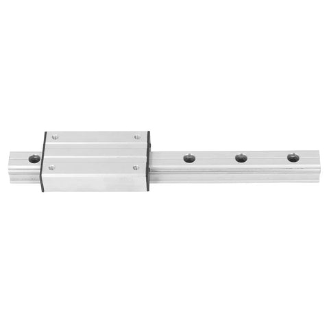 External Biaxial Linear Guide Rail With Metal Slide Block For CNC DIY Automation And Precision Motion System Super Quiet With Low Friction And Smooth Operation For Home Shops And Pro Labs, 300 mm aluminum rail