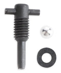 Tough As Nails 6 Piece Hydraulic Jack Parts Set includes a black oil release valve with ball bearing and rubber washer for repairs.