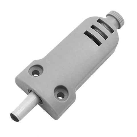 Heavy Duty Cabinet And Drawer Soft Close Buffer Pretty Slick Abs Plastic Damper in grey, designed for quiet gliding of cabinet doors.