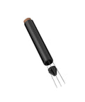 No Fuss WDT Needle Tool For Espresso Brewing Retractable Telescopic Coffee Ground Distributor in sleek black design.