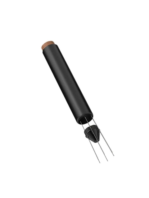 No Fuss WDT Needle Tool For Espresso Brewing Retractable Telescopic Coffee Ground Distributor in sleek black design.