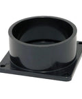 3 Inch Slip Hub Flange Valve Fitting With Universal Fit Black Heavy Duty Durable RV Plumbing Adapter for Campers and Trailers