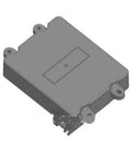 Premium Wireless Charging System Module For Chevy Bolt And Traverse 2018 Through 2023 Plug And Play, grey receiver plate with connections.