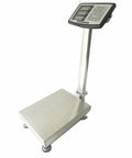 Rock Solid Heavy Duty Platform Scale Built Tough For Warehouse Shipping And Commercial Jobs with stainless steel base and LCD screen.
