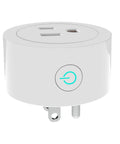 Smart WiFi Dimmer Plug with 2.4 GHz Connectivity, remote control for dimmable CFL LED and incandescent lights, 0 to 100 percent brightness.