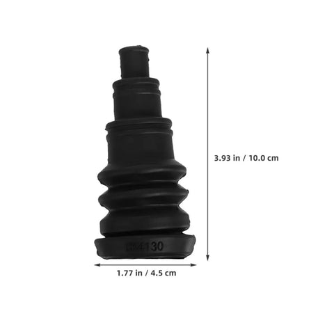 Awesome Heavy Duty 4 Pack Rubber Wire Bundle Boot Kit For Cars And Trucks. Top Tier Grommet Set Stops Cable Vibration, Reduces Abrasion, And Keeps Wiring Secure Against Rain Or Dust With Bouncy Elastic Design. black rubber wire boot, 10 cm tall, 4.5 cm wide