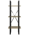 Space Saving 3 Tier Book Cabinet Made From Engineered Wood, Slim 15.7 By 11.8 By 41.3 Inches Bookcase With Three Shelves For Books, Magazines, And Decor, Dope Space Saver For Small Homes And Office Setups