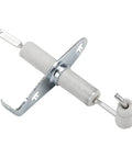 Top Burner Igniter For Range Replacement Part 74004053, steel and ceramic igniter, compatible with multiple oven models for easy replacement.