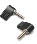 Red M8x20mm Thumb Screws With Handle Single Wing Rotating Knob Adjustable Stainless Steel 2 Pack Easy Tighten Grip