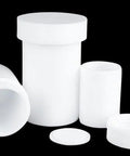 Heavy Duty PTFE Centrifuge Tube With Secure Screw Cap Rock Solid Chemical Resistance Built Tough For Hard Lab Jobs Holds 500ml multiple white vials