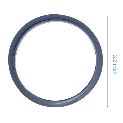 3.6-inch gasket from 32 Oz Replacement Cups Set For High Speed Blenders With Measuring Scale And 2 Rubber Gaskets.