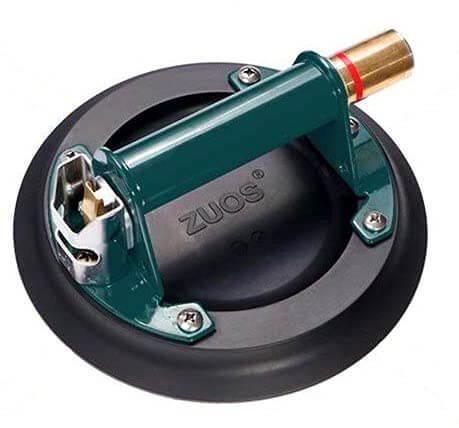 8 Inch Vacuum Suction Cup For Granite And Glass Lifting With Metal Handle And Brass Pump Heavy Duty Lift Tool 580 Lb Load Capacity