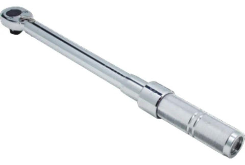 Half Inch Drive Ratchet Head Micrometer Torque Wrench 16 To 80 Foot-Pounds For Automotive And Industrial Use With Precise Adjustment