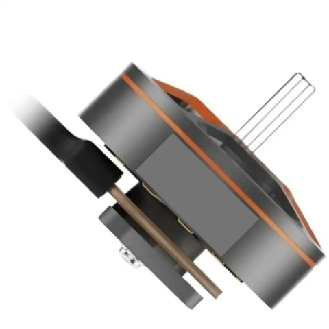 Side view of high performance 14000KV brushless drone motor 1102 with 22/44mm wire for micro FPV drones long range quads 4 pack ready