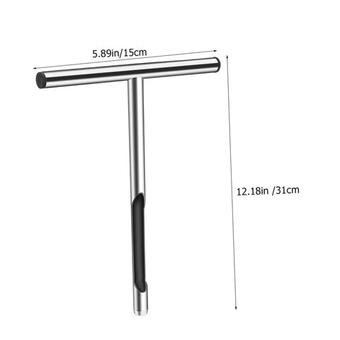 Ergonomic Stainless Steel Soil Probe Sampler For Garden And Lawn Care Easy To Use Durable And Lightweight Tool
