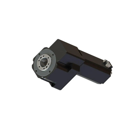 Rock Solid High Precision Hollow Rotating Platform Servo Hollow Shaft Rotary Actuator With 360 Degree Smooth Spin Premium Drive System showing angle view.
