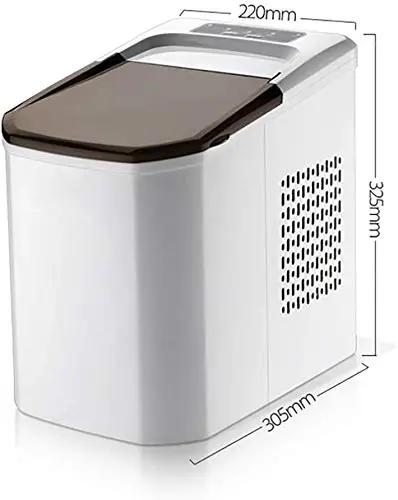 Hassle Free Portable Electric Countertop Ice Maker Drops Twenty Six Pounds Of Crisp Cubes Fast With Ultra Quiet Operation And Clear Sight Window.