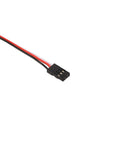 Standard Size RC Servo Motor With Straight Fire Throttle Response And Rock Solid Plastic Gears Delivers Zero Hassle Silent Operation And Tight Grip For Your Ride Built To Crush It, black connector end with red and black wires.