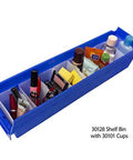 Durable Plastic Bin Cup Storage For Sorting Small Parts In Shelf Bins Two Inch By Three And One Quarter Inch By Three Inch White Case Of 48 Great For Nuts Bolts Screws Washers Office Crafts And LEGO Sorting