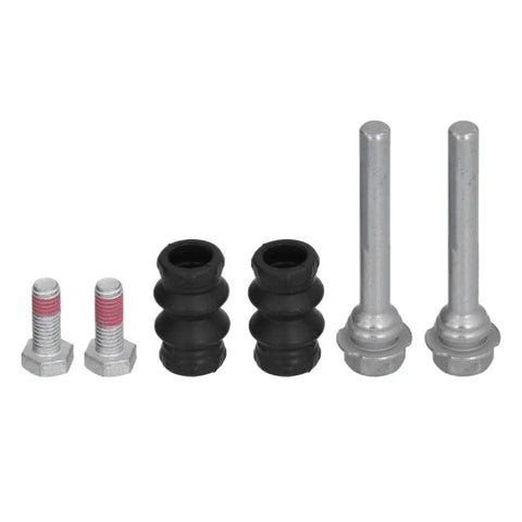Top Tier Anti-Corrosion Rear Brake Caliper Slider Pins And Guide Bolts Kit Part BCF1346B Perfect Fitment For VW Transporter T4 Models To Fix Squeaky Brakes, steel bolts and rubber boots