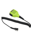 2 Pin K Plug Handheld Speaker Microphone for UV Series Two Way Radios Walkie Talkie Compatible with UV5R BF888S UV82 UV82L UV6R Light Green