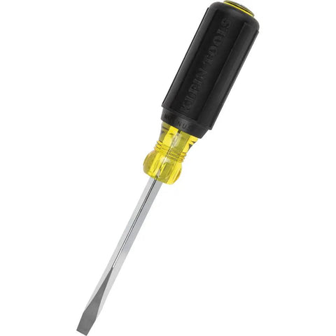 Heavy-Duty Keystone Cushion-Grip Screwdriver Quarter Inch With Square Shank, Tip-Ident Dome Markings For Quick Tip Alignment