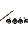 Whale Tail Hydrofoil Stabilizer For Outboard Boat Engines 40 To 350 HP installation bolts and drill bit