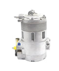 Top Tier Hybrid Electric AC Compressor For BMW i3 i8 And X1 Models, compact 12V closed type cooling unit, silver aluminum housing