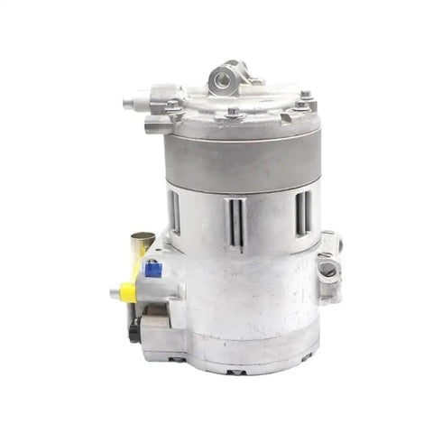 Top Tier Hybrid Electric AC Compressor For BMW i3 i8 And X1 Models, compact 12V closed type cooling unit, silver aluminum housing