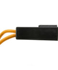 Heavy Duty Engine Cooling Fan Module plug connection with yellow wiring for Upgrade Your Ride With This Heavy Duty Engine Cooling Fan Module Perfect Direct Fit Replacement For Reliable Daily Driving No Sweat Cooling System Maintenance Plug And Play Easy Swap.
